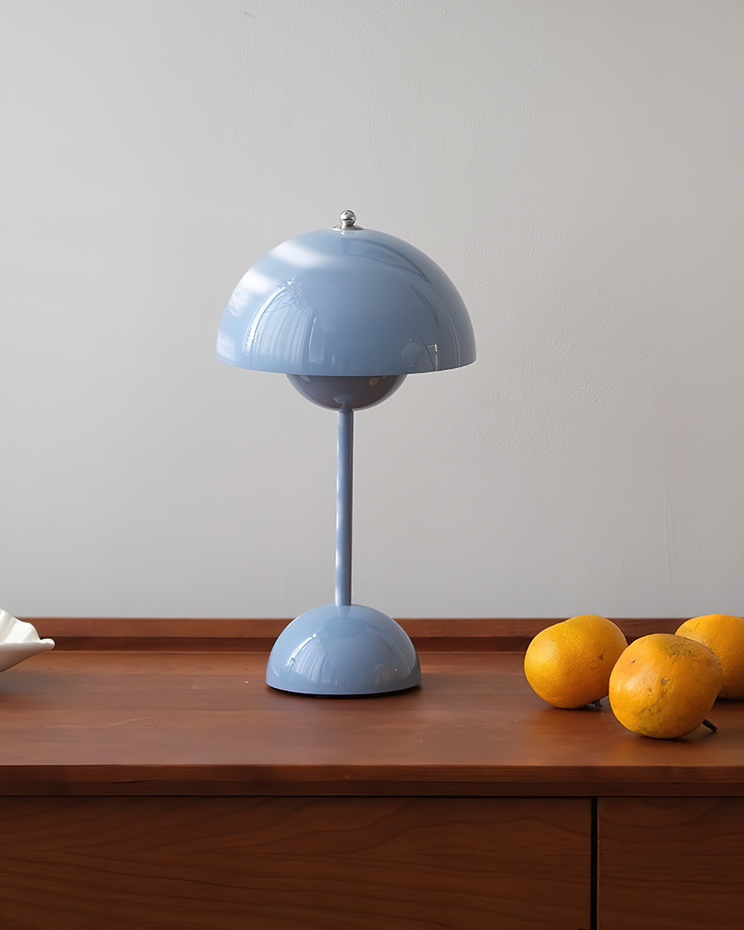 Desk Lamp Metal 6.3 in Rechargeable Tri-Color Small Table Light | Thomler