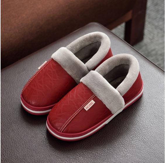 Waterproof Plush-Lined House Slippers with Anti-Slip Sole for Indoor & Outdoor Winter Comfort | Thomler