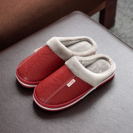 Waterproof Plush-Lined House Slippers with Anti-Slip Sole for Indoor & Outdoor Winter Comfort | Thomler