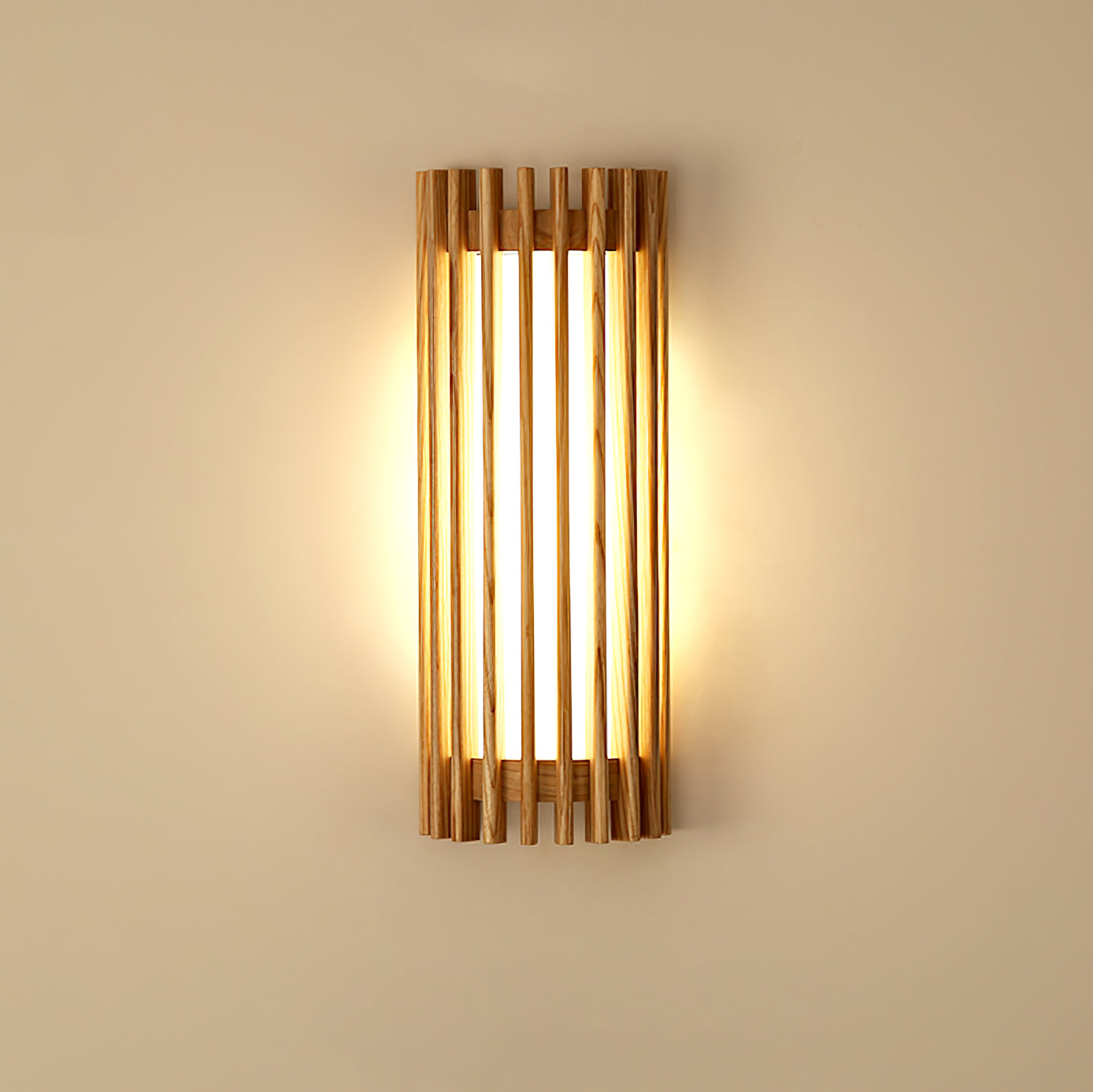 Wall Lamp Wood Acrylic 10W Warm Light Indoor Bedroom Living Room Decorative Sconce Lighting Fixture | Thomler