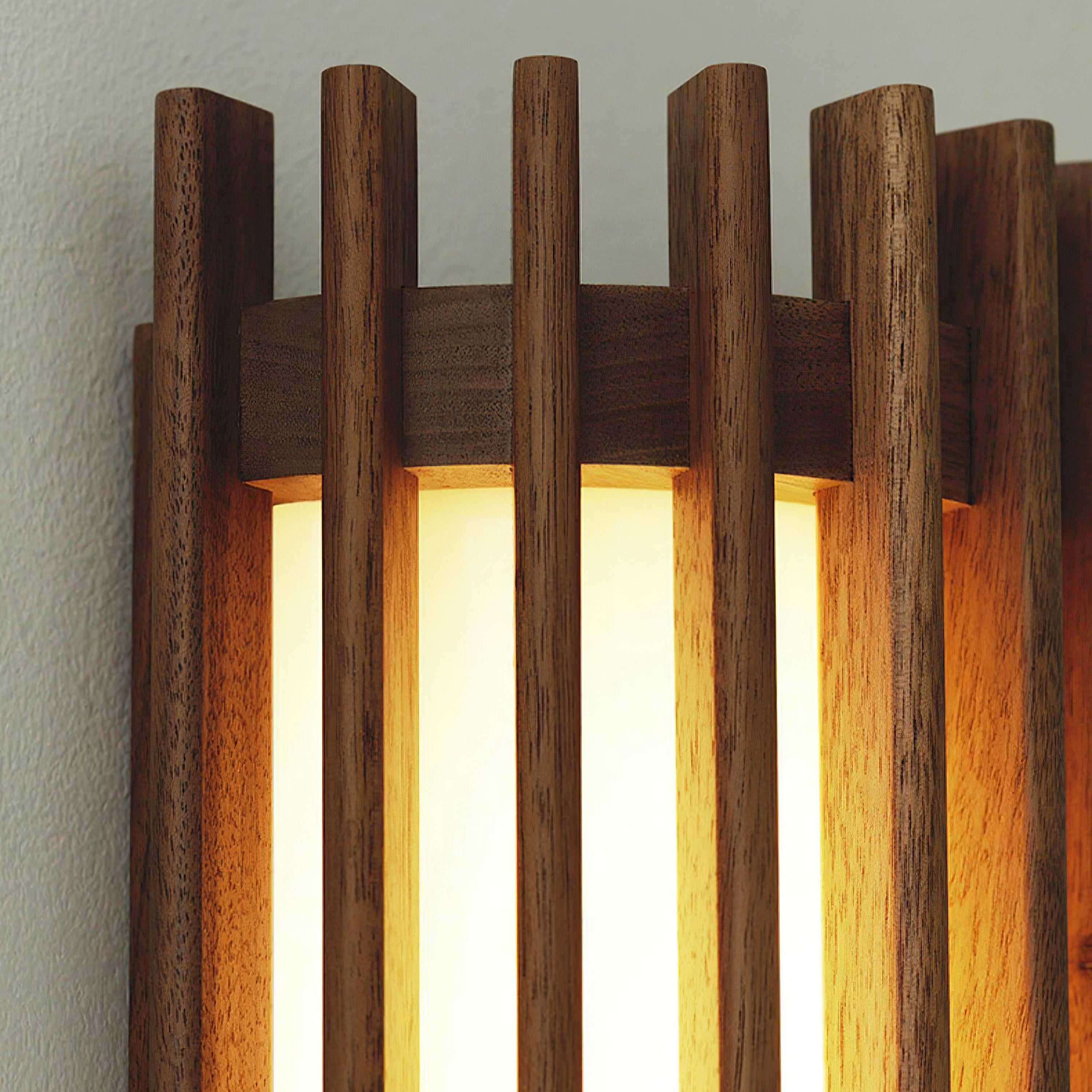 Wall Lamp Wood Acrylic 10W Warm Light Indoor Bedroom Living Room Decorative Sconce Lighting Fixture | Thomler