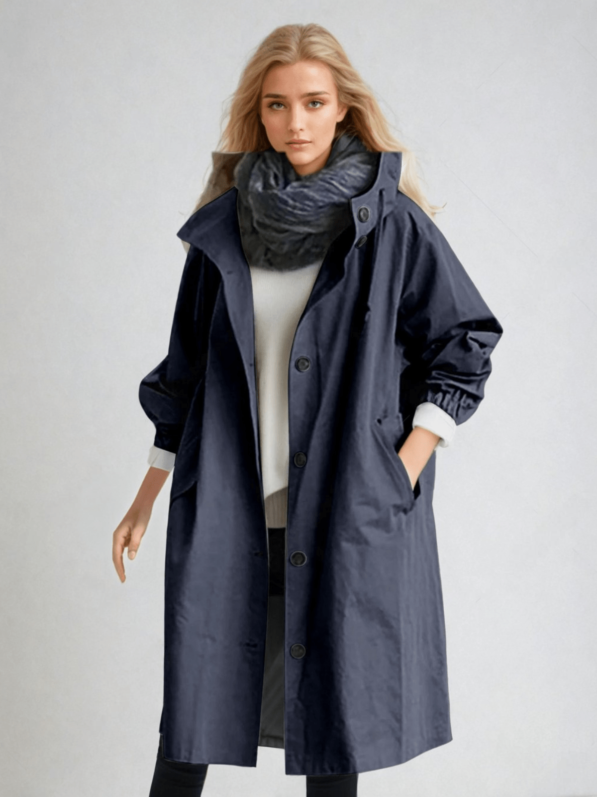 Women's Oversized Longline Jacket – Lightweight All-Season Outerwear Coat for Everyday & Office Wear | Thomler