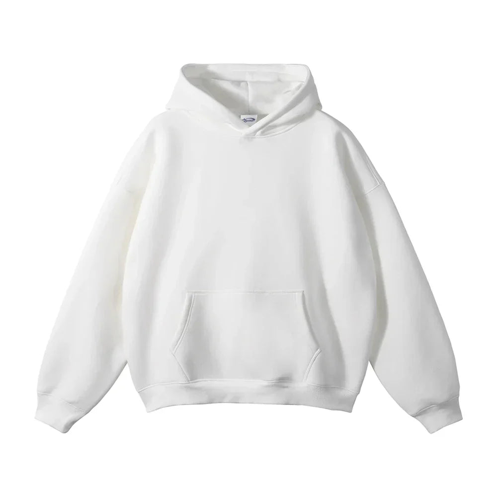 Men's Overhead Hooded Sweatshirt with Front Pouch – Loose Fit Pullover for Everyday Comfort | Thomler