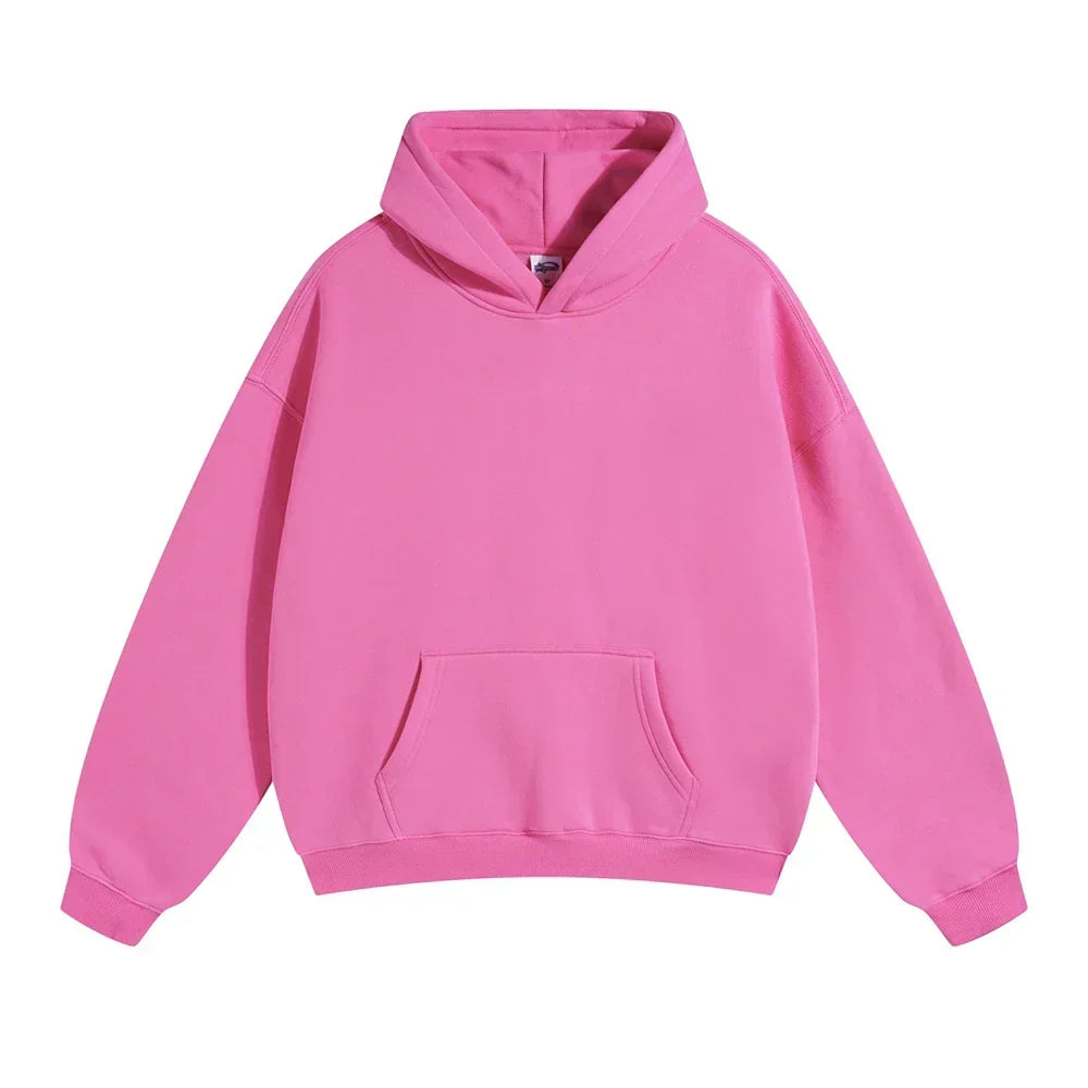 Men's Overhead Hooded Sweatshirt with Front Pouch – Loose Fit Pullover for Everyday Comfort | Thomler