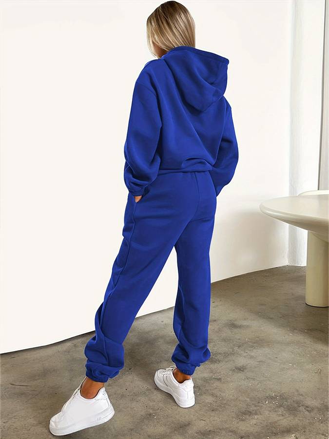 Soft Knit Lounge Set – Slouchy Top & Wide-Leg Pants for Women | Thomler
