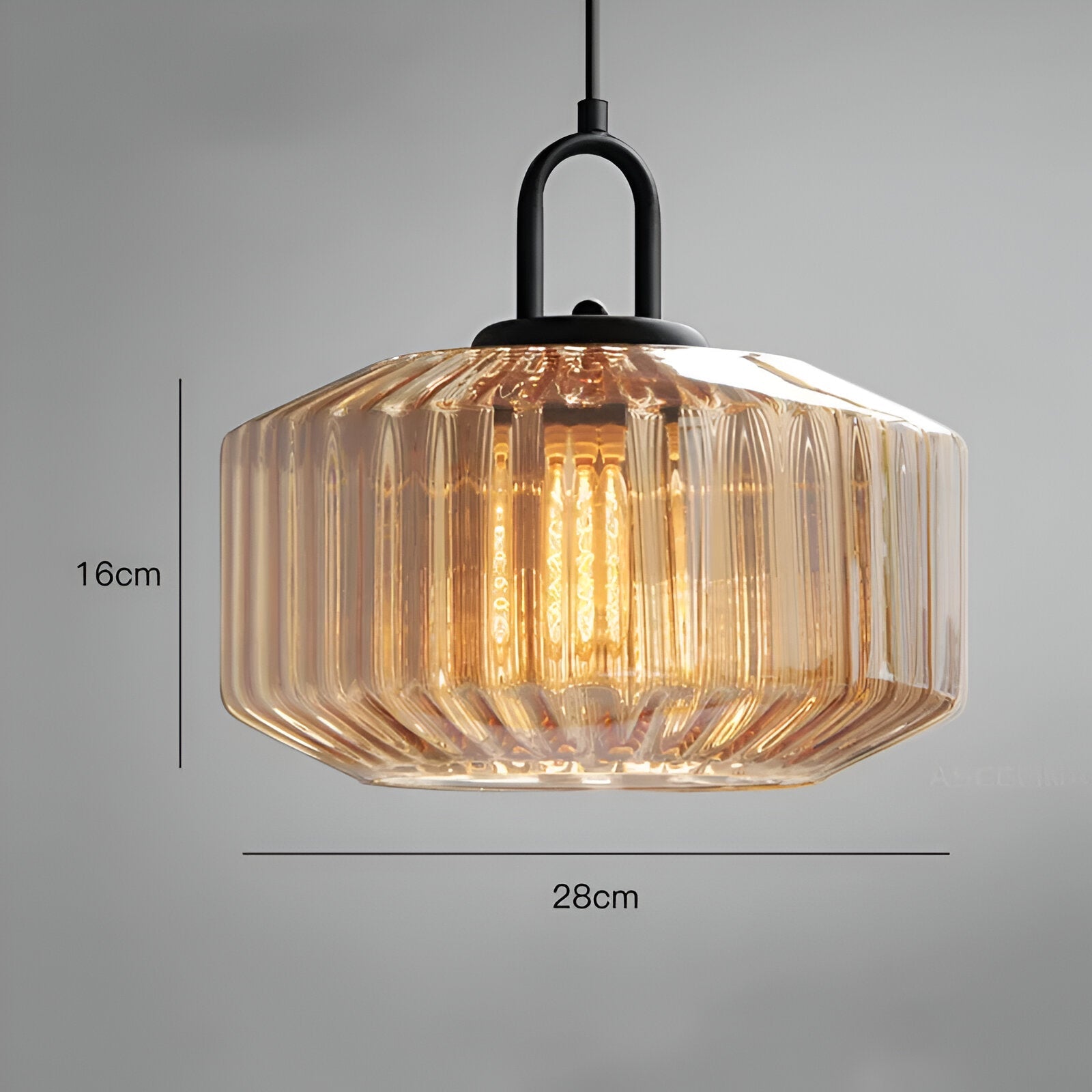 Pendant Light Colored Glass 11.0 in Warm 4W Kitchen Island Dining Room Hanging Ceiling Fixture Vintage Nordic | Thomler