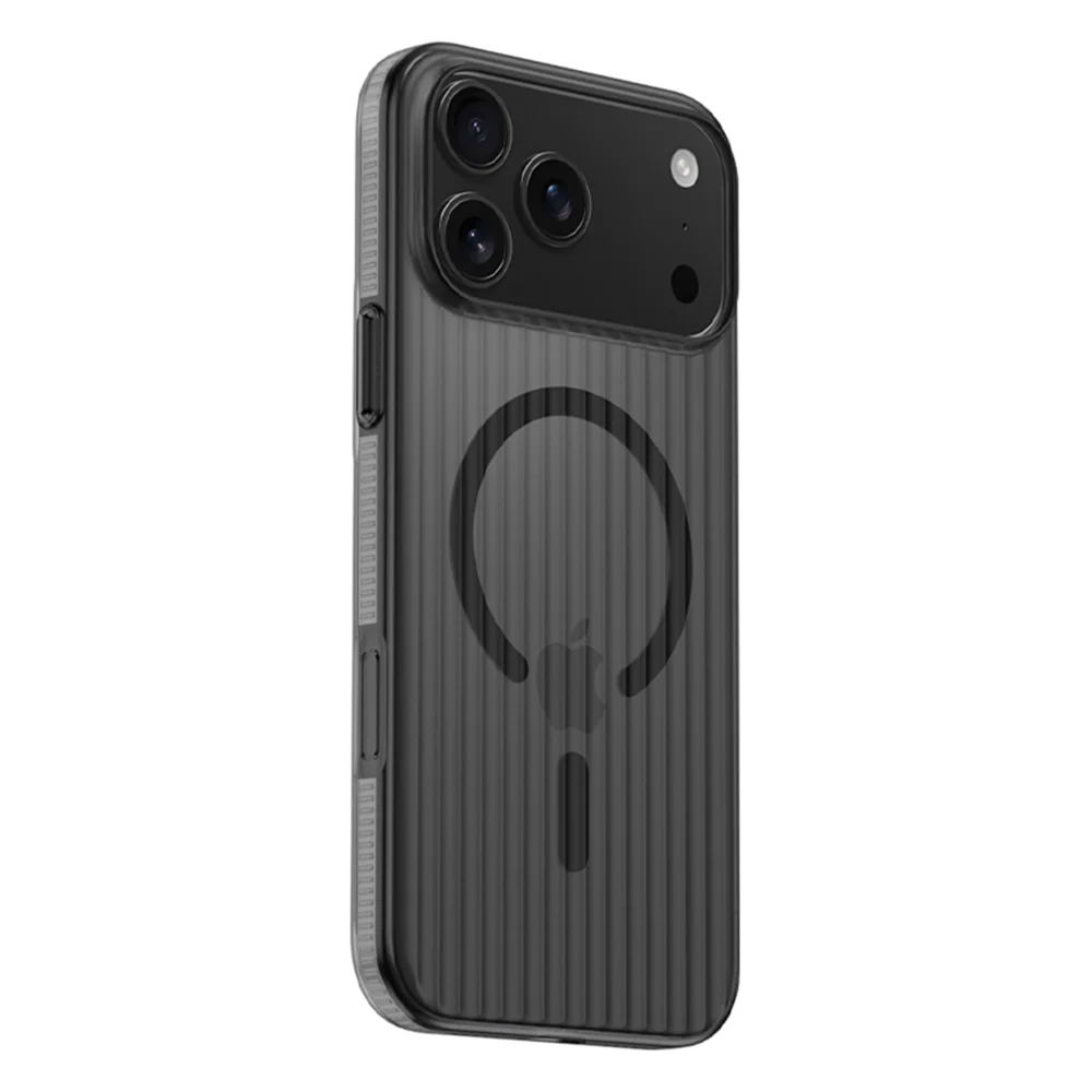 Textured Anti-Slip Phone Case for iPhone 12 through 17 Series – Shock-Absorbing TPU Protection with Ridged Sides & Raised Edges for Screen | Thomler