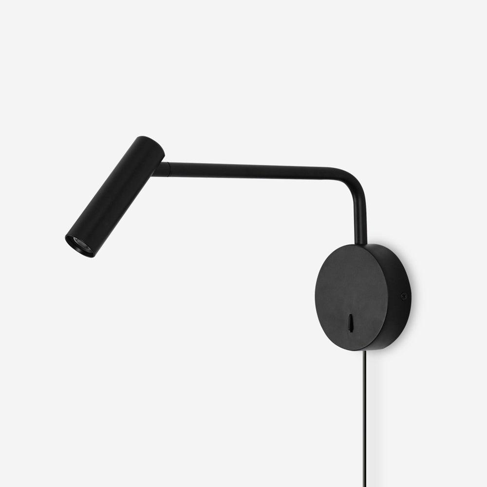 Wall Lamp Metal 9.4 in LED Adjustable Reading Bedroom Bedside Pivoting Arm Modern Lighting Fixture | Thomler