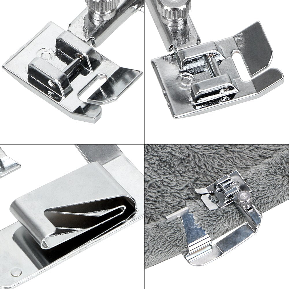 Presser Foot Metal Hemming Set 13.0 mm 19.0 mm 25.0 mm Sewing Machine Rolled Hem Attachment Universal Sewing Accessory | Thomler