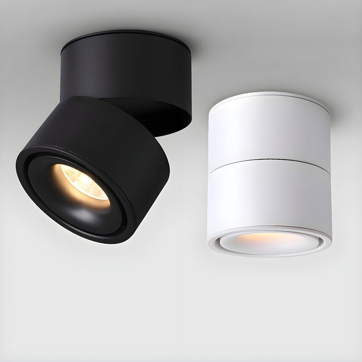 Pivoting LED Overhead Accent Fixture Metal Contemporary Design for Living Room | Thomler