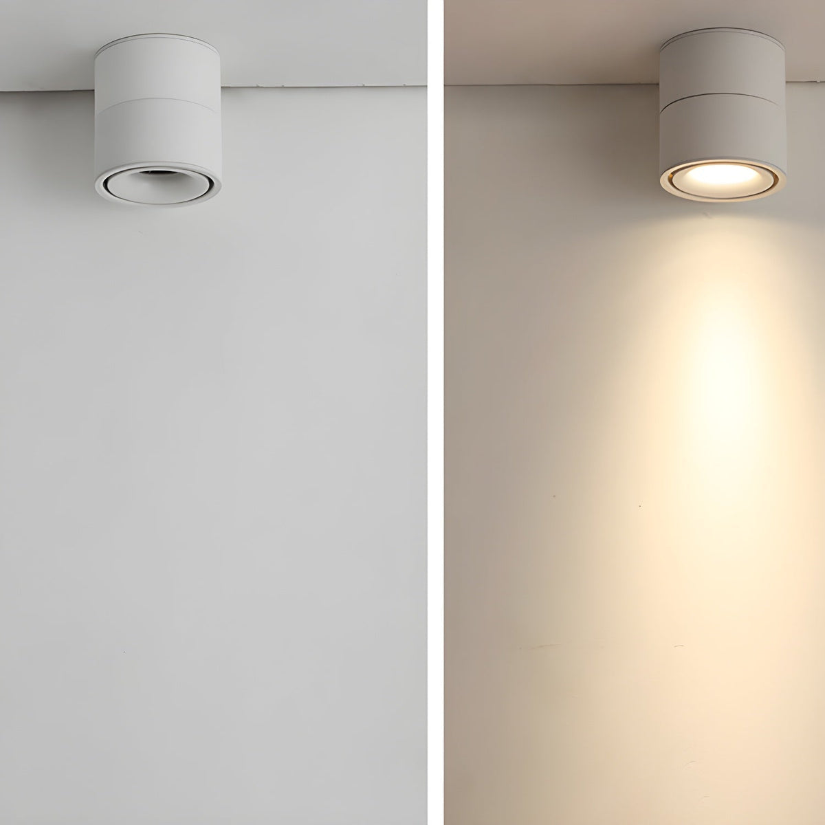 Pivoting LED Overhead Accent Fixture Metal Contemporary Design for Living Room | Thomler