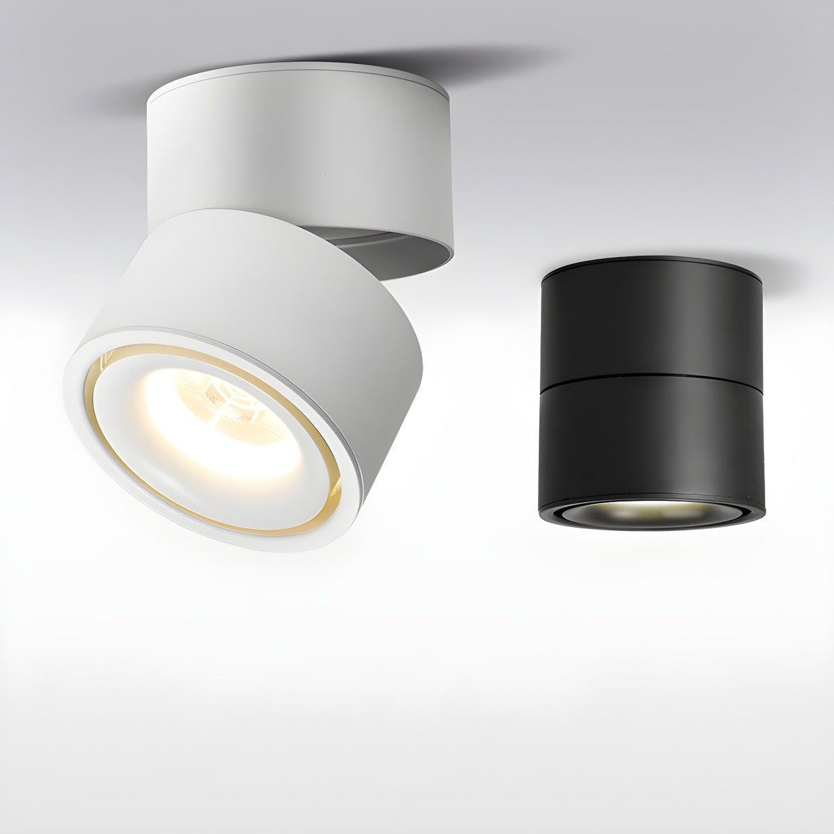 Pivoting LED Overhead Accent Fixture Metal Contemporary Design for Living Room | Thomler