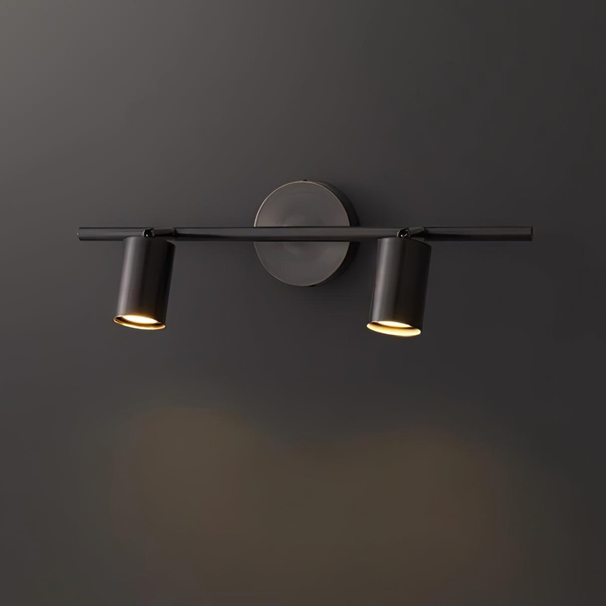 Brass Rotatable Spotlight Wall Light 3.1 in 350° Adjustable Indoor Accent Lighting Multi Head Ceiling Mount | Thomler