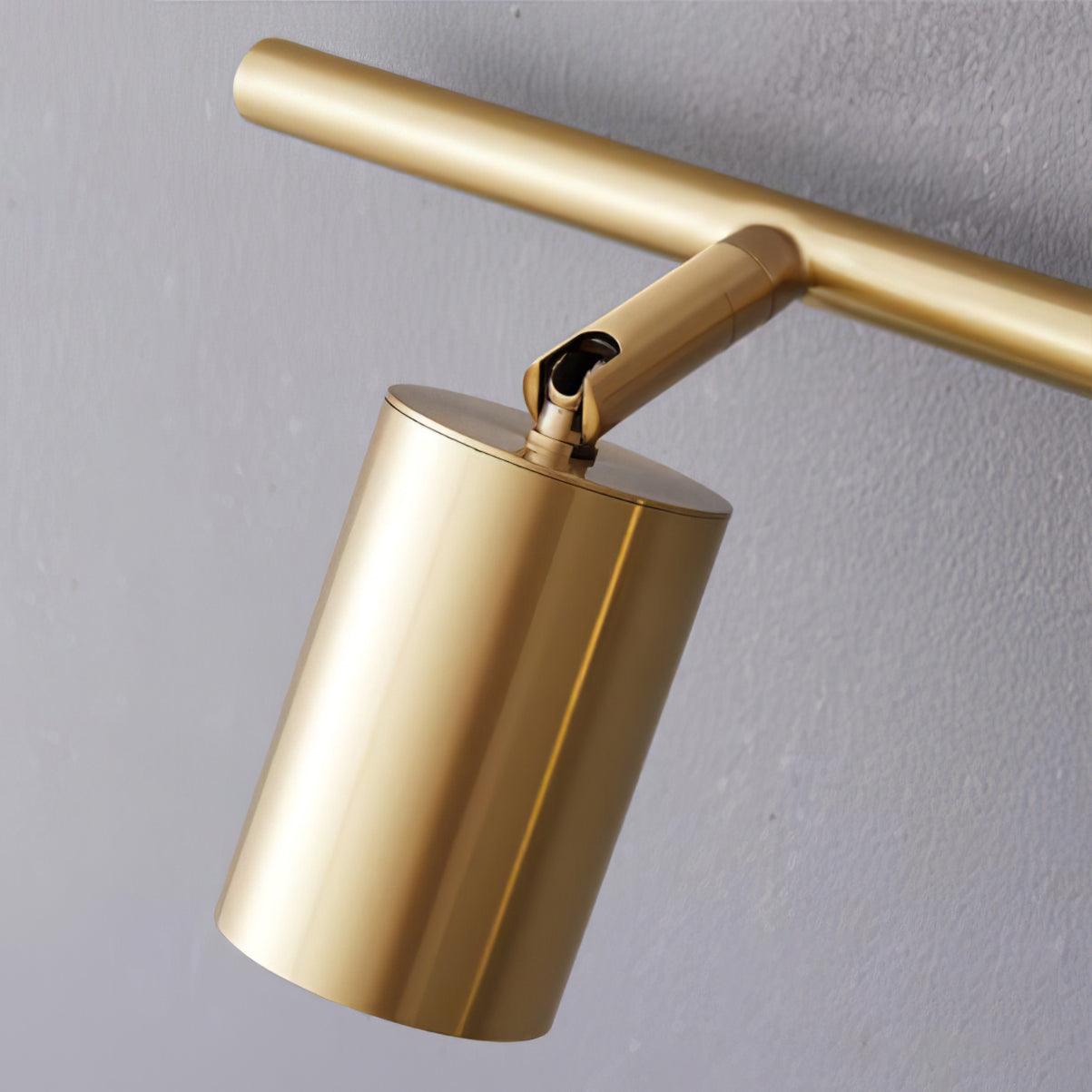 Brass Rotatable Spotlight Wall Light 3.1 in 350° Adjustable Indoor Accent Lighting Multi Head Ceiling Mount | Thomler