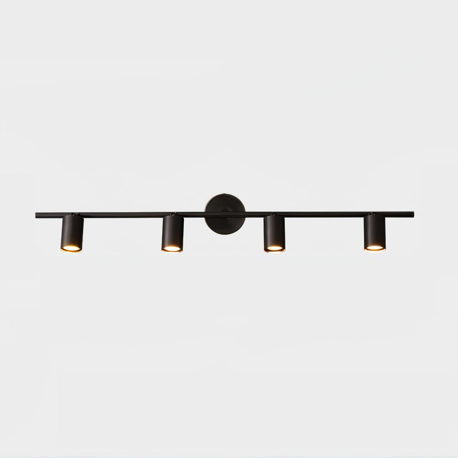 Brass Rotatable Spotlight Wall Light 3.1 in 350° Adjustable Indoor Accent Lighting Multi Head Ceiling Mount | Thomler