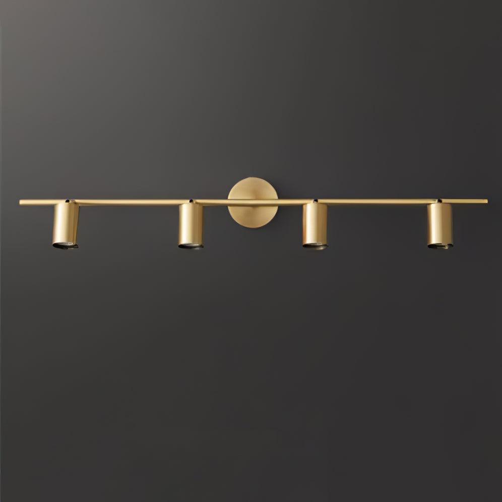 Brass Rotatable Spotlight Wall Light 3.1 in 350° Adjustable Indoor Accent Lighting Multi Head Ceiling Mount | Thomler