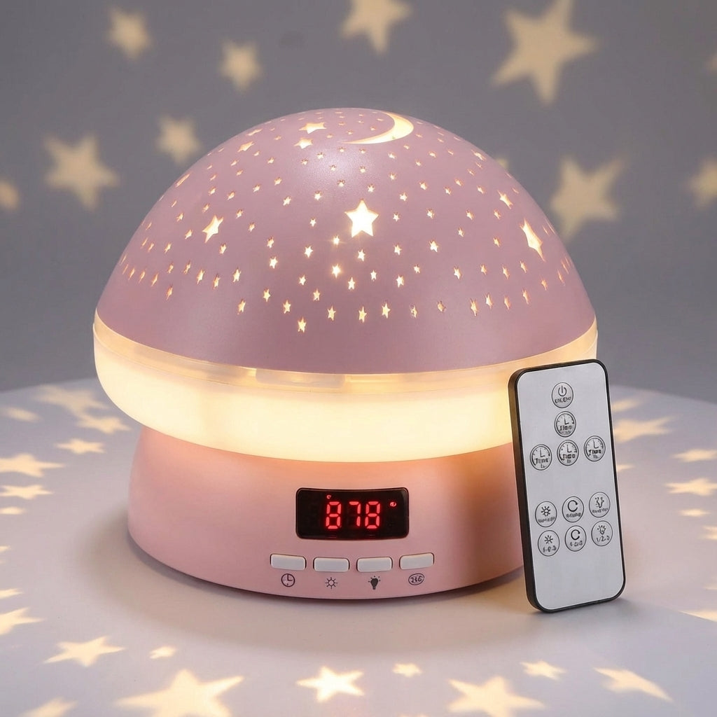 Projector Lamp LED Star Ceiling Projection Wireless Rechargeable Bedroom Night Light Remote Control Sleep Aid | Thomler