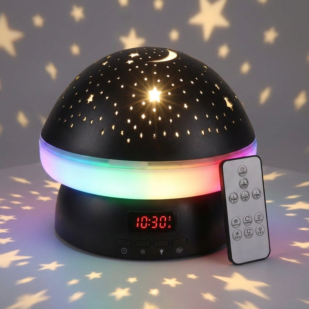 Projector Lamp LED Star Ceiling Projection Wireless Rechargeable Bedroom Night Light Remote Control Sleep Aid | Thomler