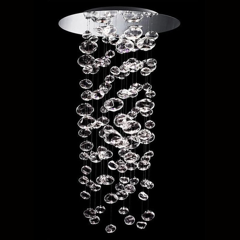 Textured Glass Globe Multi-Light Fixture – Contemporary Overhead Lighting for Dining Rooms & Entryways | Thomler