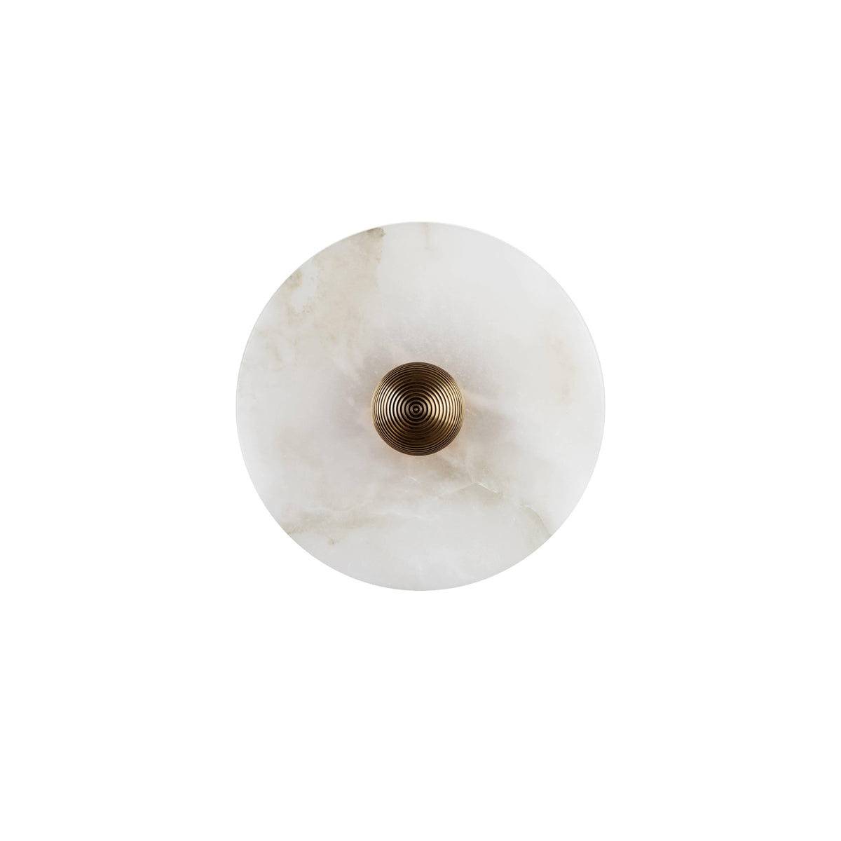 Wall And Ceiling Light Aluminum Alabaster 11.8 in White Indoor LED Fixture Gold Bronze Contemporary Home Lighting | Thomler