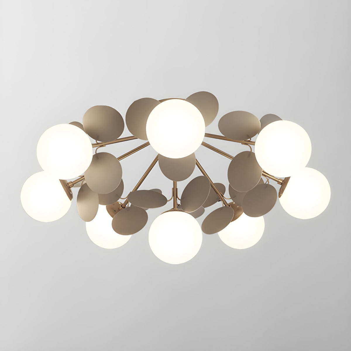 Multi-Globe Flush Mount Ceiling Light with Pastel Orb Shades – Modern Colorful LED Fixture for Kids Room, Playroom & Contemporary Space | Thomler