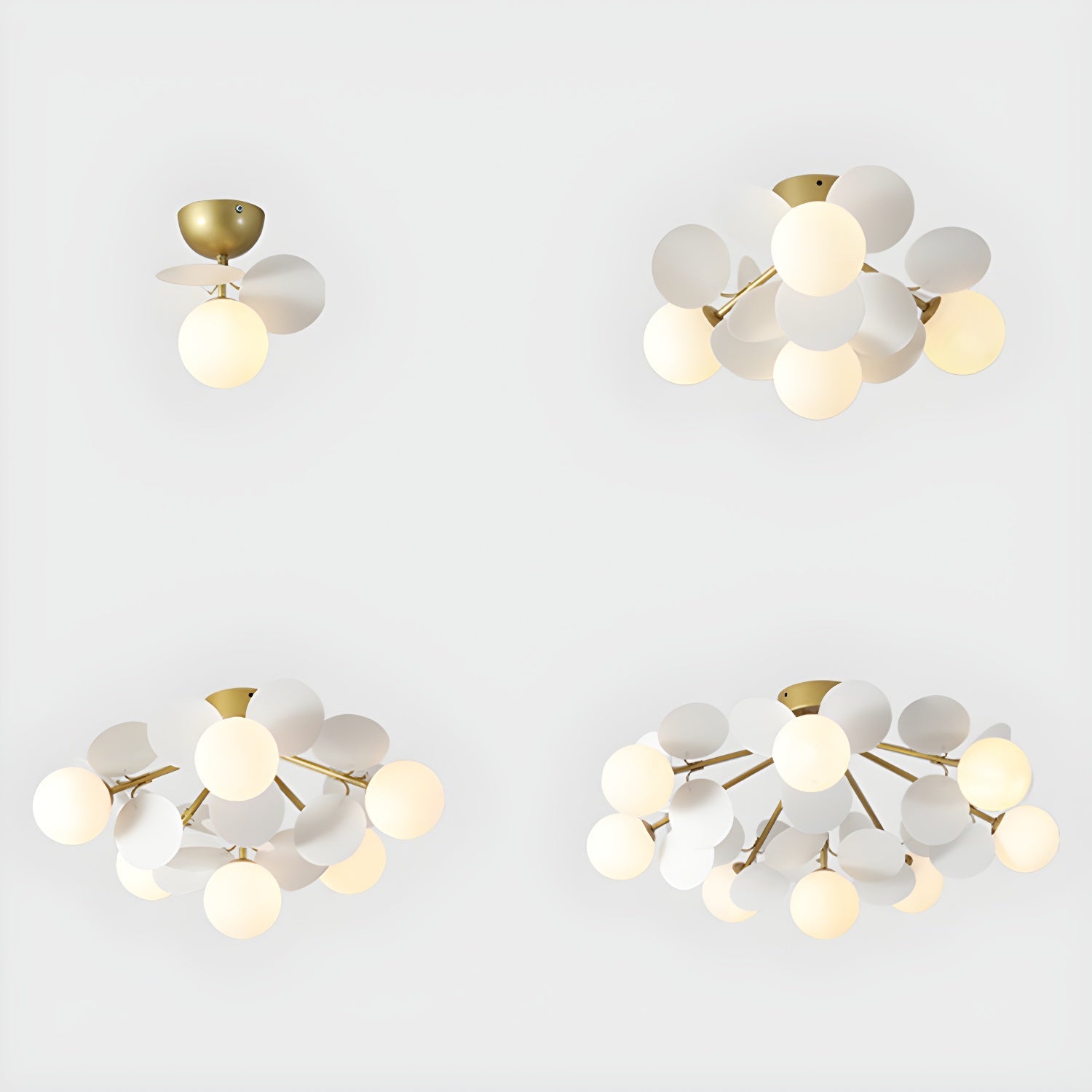 Round Macaron Ceiling Lamp 10 in Metal Acrylic Colorful Flush Mount Lighting Fixture For Bedroom Office Decor Modern Pastel Lighting | Thomler