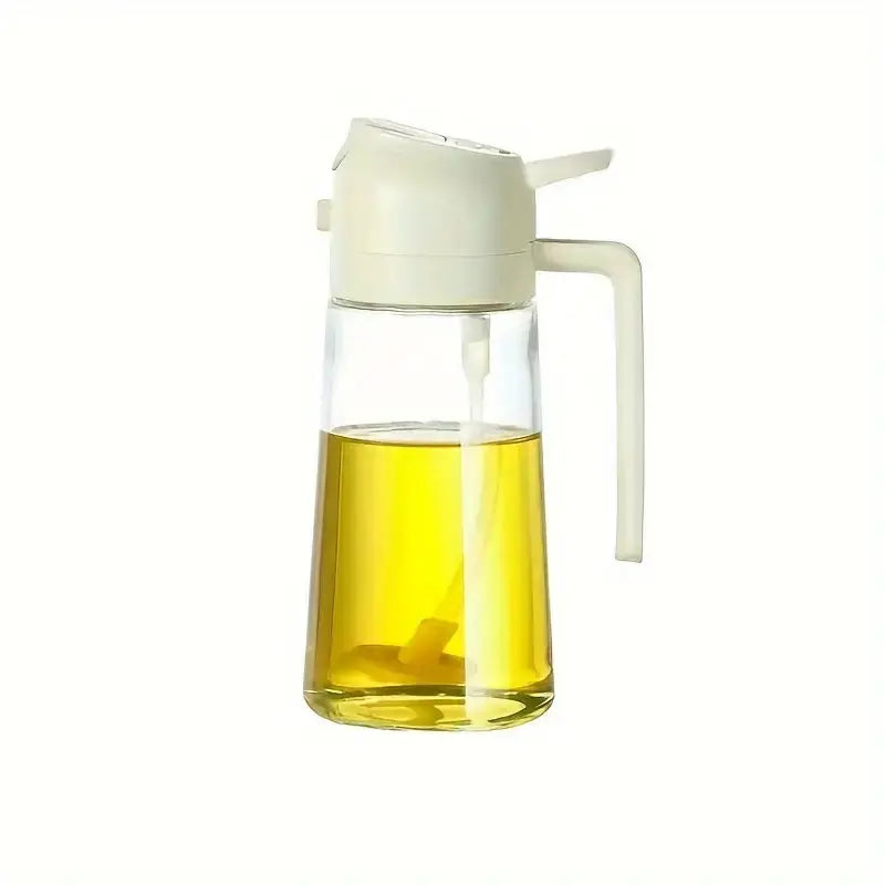 Oil Sprayer Glass 470 ml 16.5 fl oz Kitchen Cooking Spray And Pour Dispenser For Salads BBQ Baking | Thomler