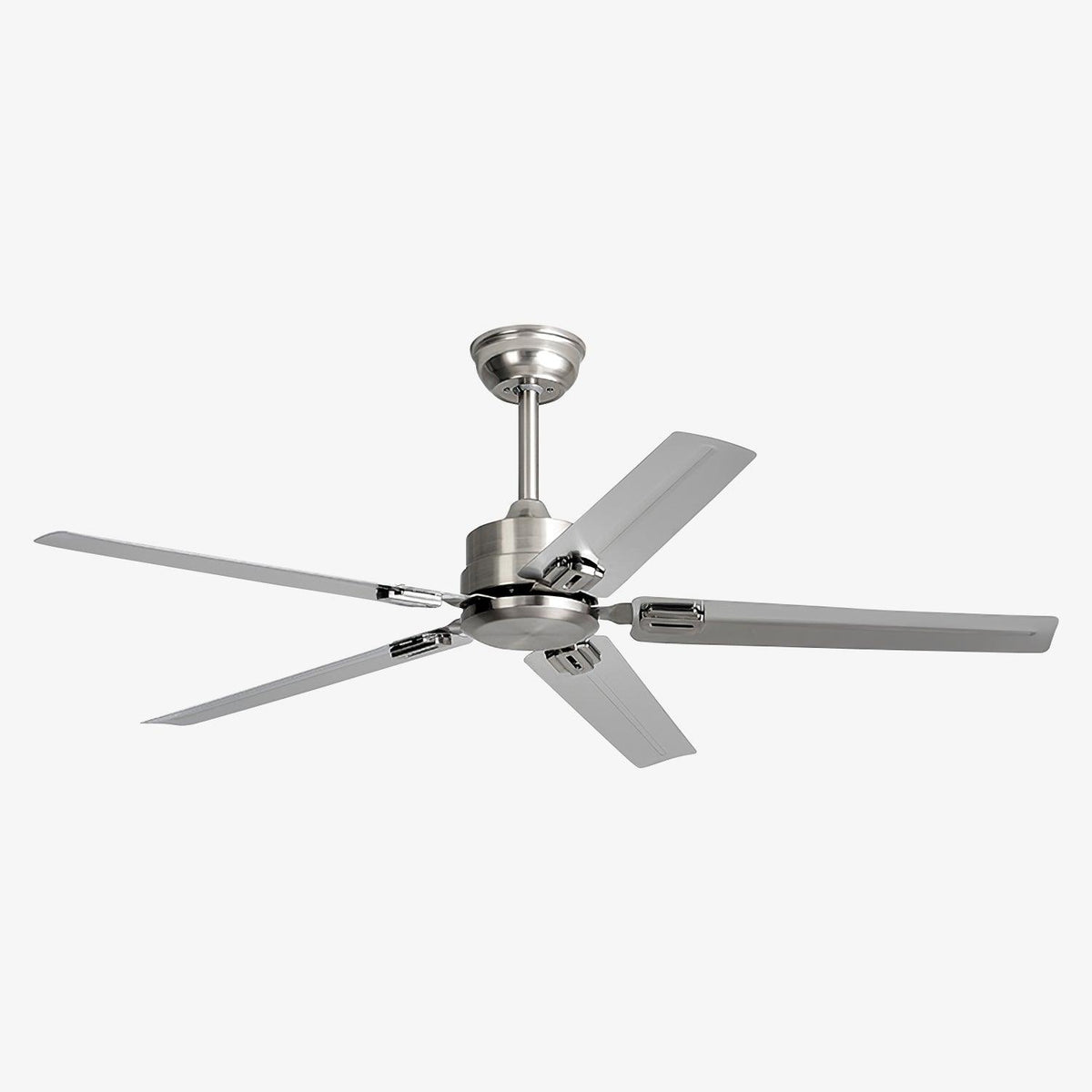 52-Inch Industrial Ceiling Fan with Metal Blades for Living Room & Bedroom | Modern 3-Speed Fan for Home Cooling | Thomler