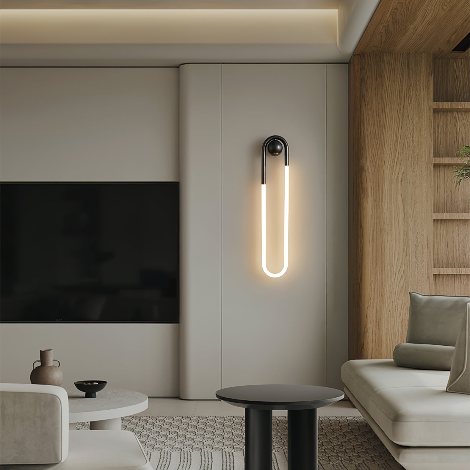 Wall Lamp Brass 17.7 in LED 9W Indoor Bedroom Living Room Accent Lighting Contemporary Design | Thomler