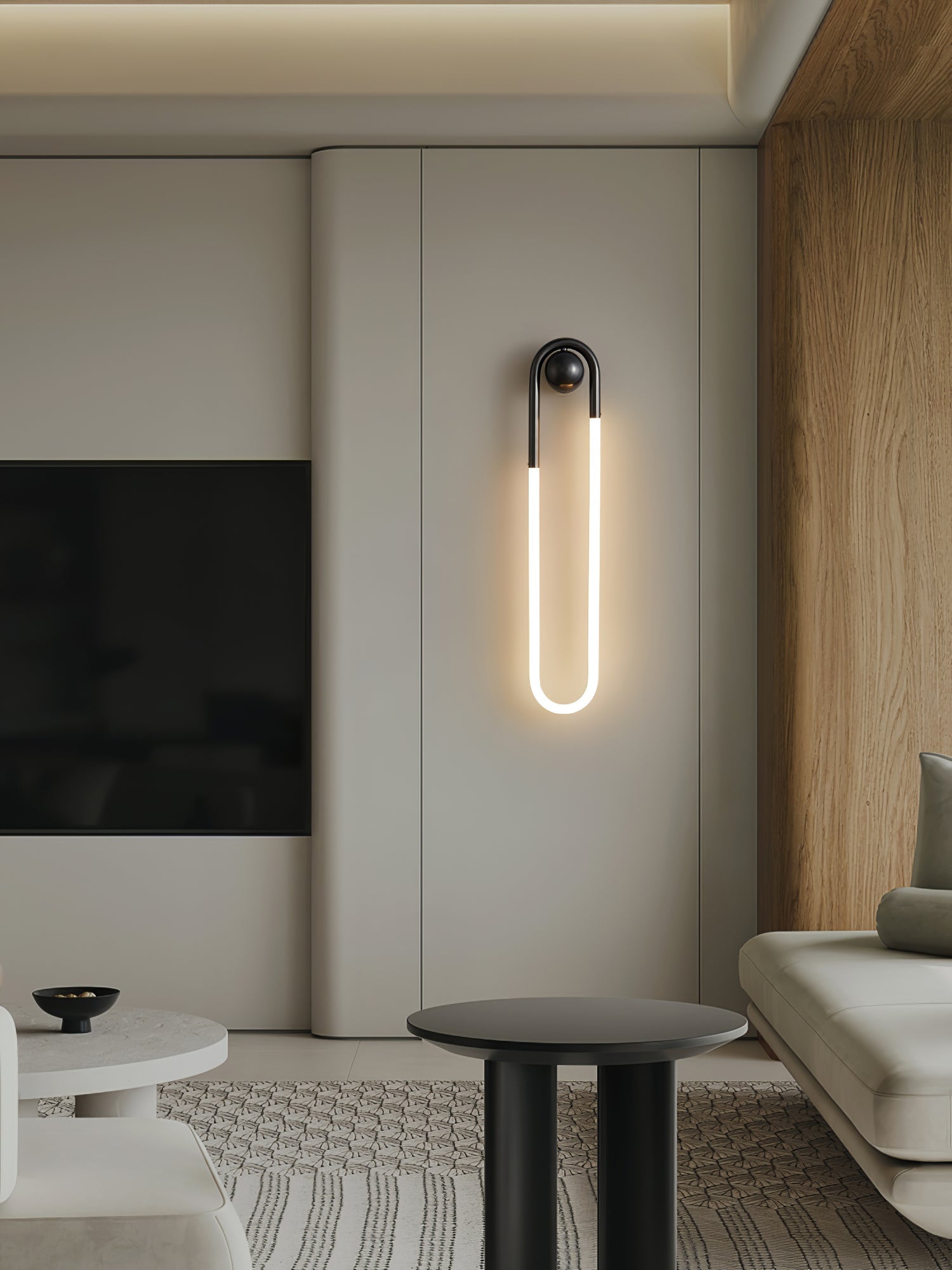Wall Lamp Brass 17.7 in LED 9W Indoor Bedroom Living Room Accent Lighting Contemporary Design | Thomler