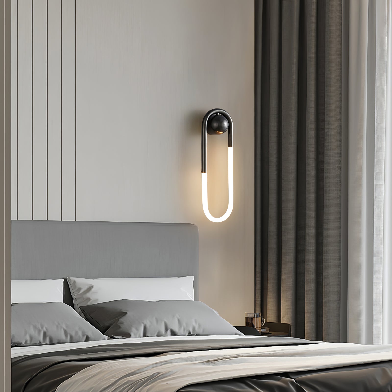 Wall Lamp Brass 17.7 in LED 9W Indoor Bedroom Living Room Accent Lighting Contemporary Design | Thomler
