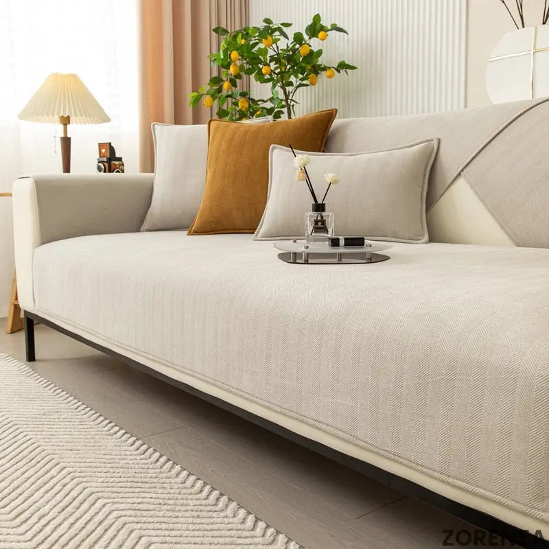 Rutschfester Sofabezug – frischer Look in Sekunden