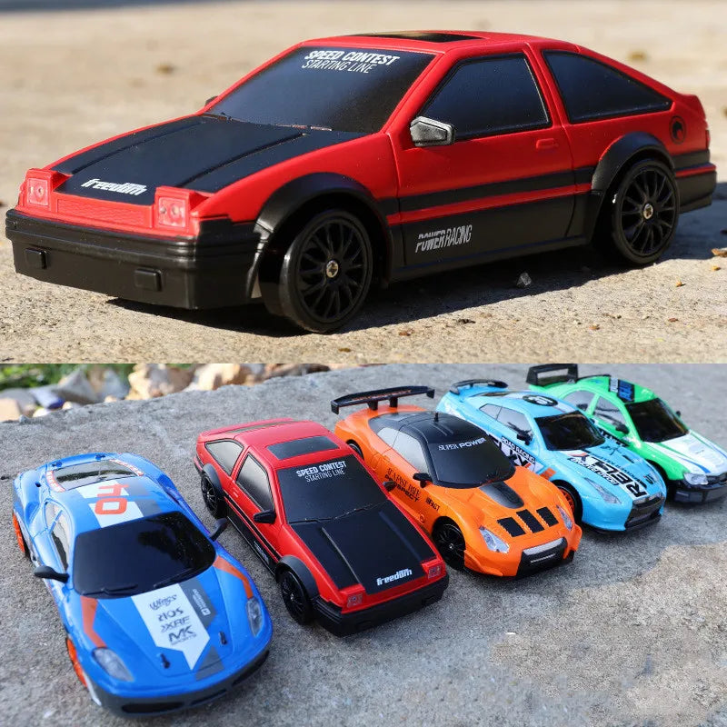 RC Mini Drift Car Remote Control Racing Toy with LED Lights & Rechargeable Battery for Kids & Adults | Thomler