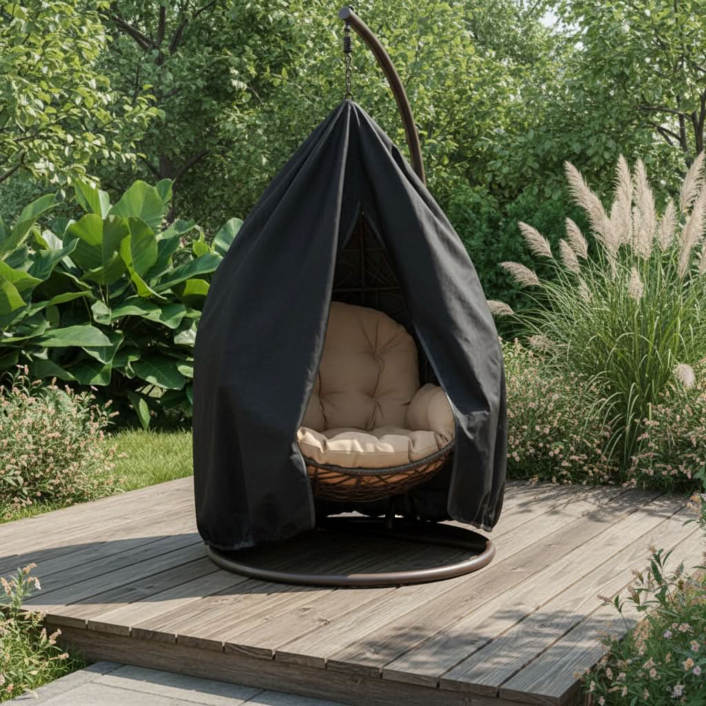 Waterproof Patio Swing Chair Protector – All-Weather Egg Seat Shield for Outdoor Furniture | Thomler