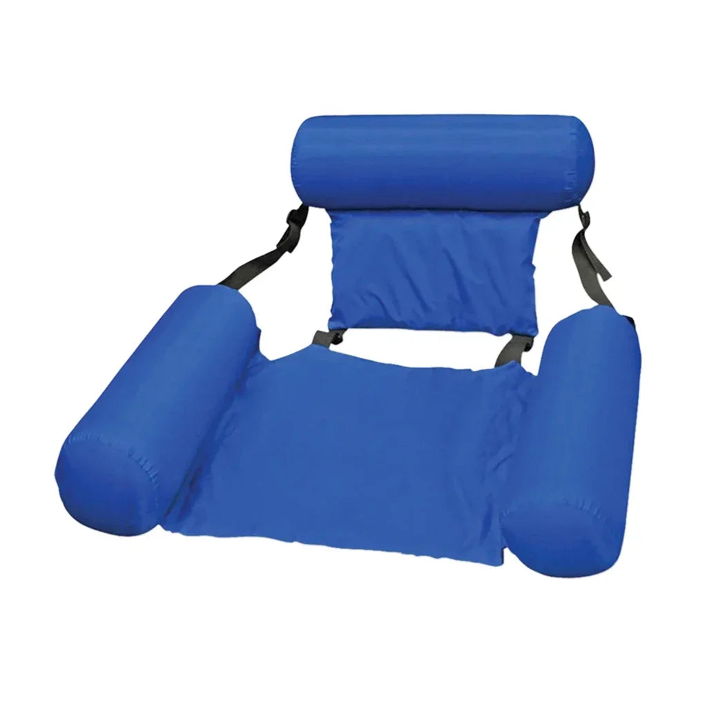 Inflatable Pool Lounger with Backrest – Floating Water Chair for Pool, Lake & Beach | Thomler
