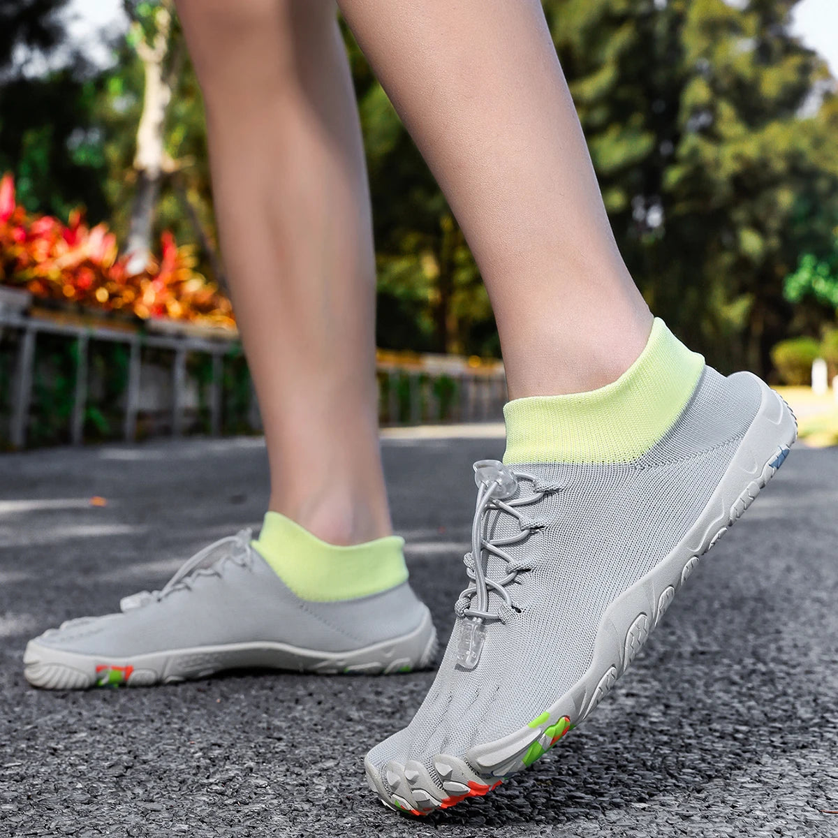 Minimalist Toe Sneakers for Beach Running Yoga Water Sports Lightweight Quick-Dry Athletic Footwear for Men | Thomler