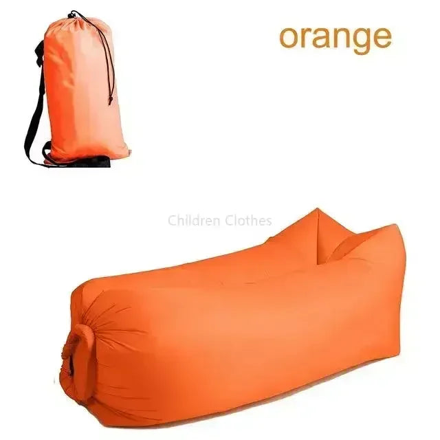 Portable Inflatable Lounger Chair for Camping Beach Park & Festivals – Fast Setup Air Couch with Headrest | Thomler