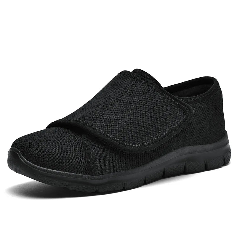 Orthopedic Walking Sneakers with Adjustable Hook-and-Loop Closure for Diabetic Foot Support, Cushioned EVA Insole, Microfiber Upper | Thomler