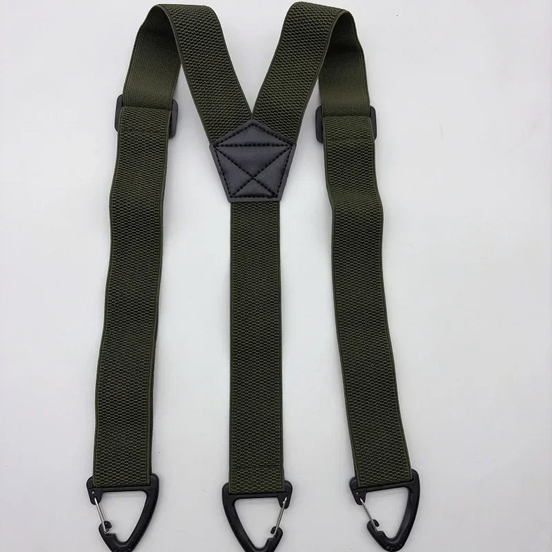 Adjustable Work Suspenders with Metal Clips – X-Back & Y-Back Designs for Men | Thomler