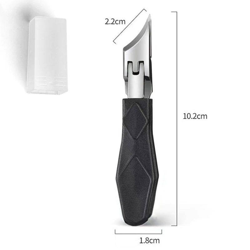 Heavy-Duty Toenail Clippers for Thick & Ingrown Nails – Angled Blade, Stainless Steel Construction for Podiatrist-Level Results | Thomler