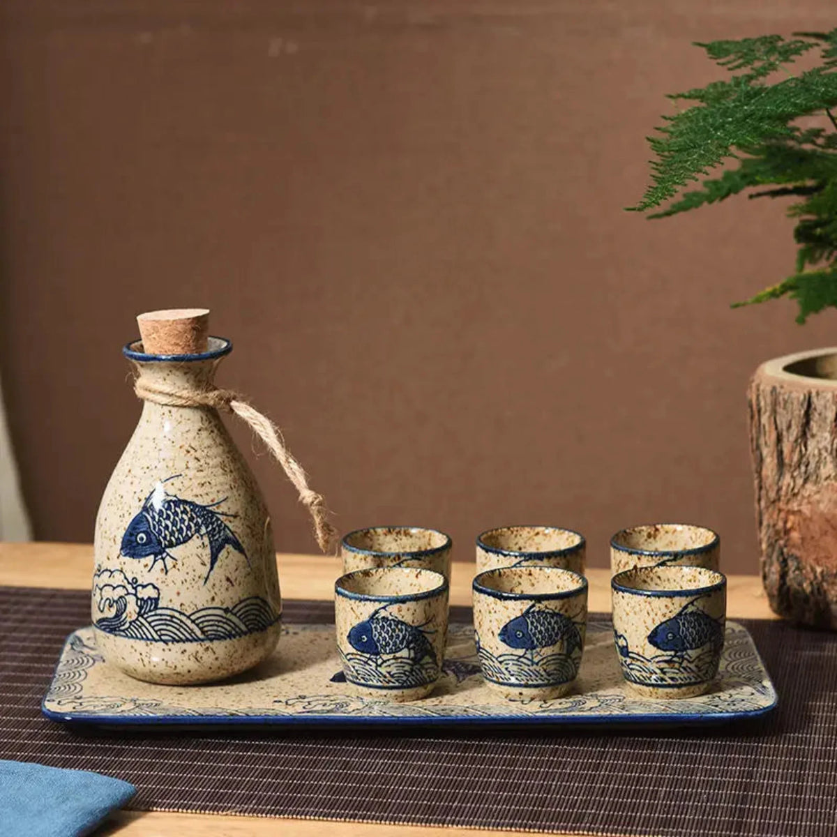 Handcrafted Porcelain Beverage Server with Traditional Design for Wine & Liquor | Thomler