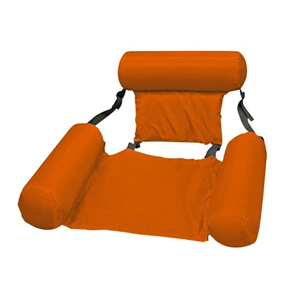 Inflatable Pool Lounger with Backrest – Floating Water Chair for Pool, Lake & Beach | Thomler