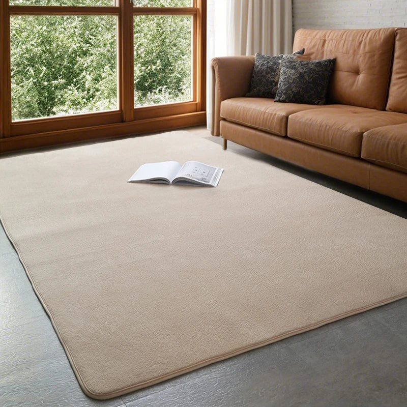 Plush Velvet Area Rug with Non-Slip Backing for Living Room, Bedroom & Kids Play | Thomler