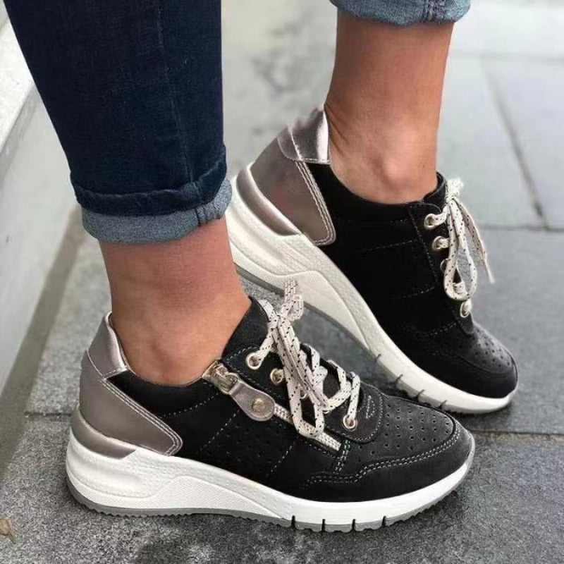 Women's Orthopedic Walking Shoes with Arch Support and Cushioned Sole for All-Day Comfort | Lightweight Breathable Sneakers for Daily Use | Thomler
