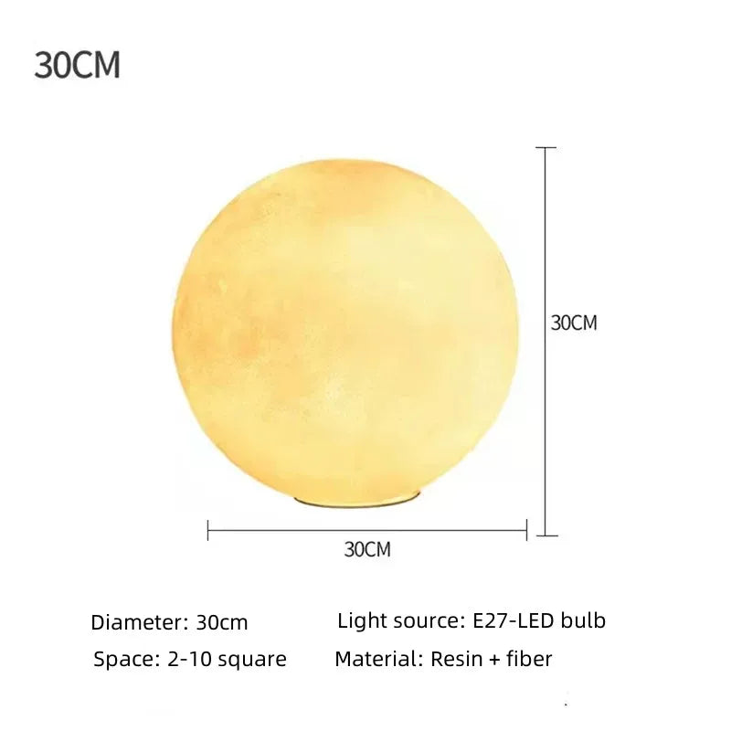 Floor Lamp Acrylic 16 in Adjustable Moonlight Living Room Bedroom Decorative LED Ambient Light | Thomler