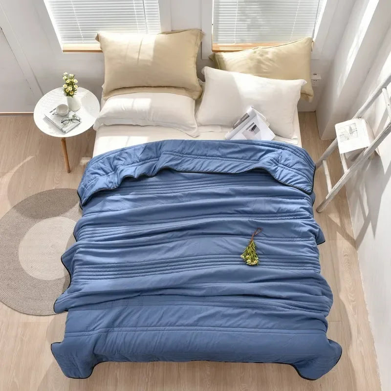 Cooling Weighted Blanket for Hot Sleepers – Breathable Summer Sleep Comforter for Adults & Teens | Thomler
