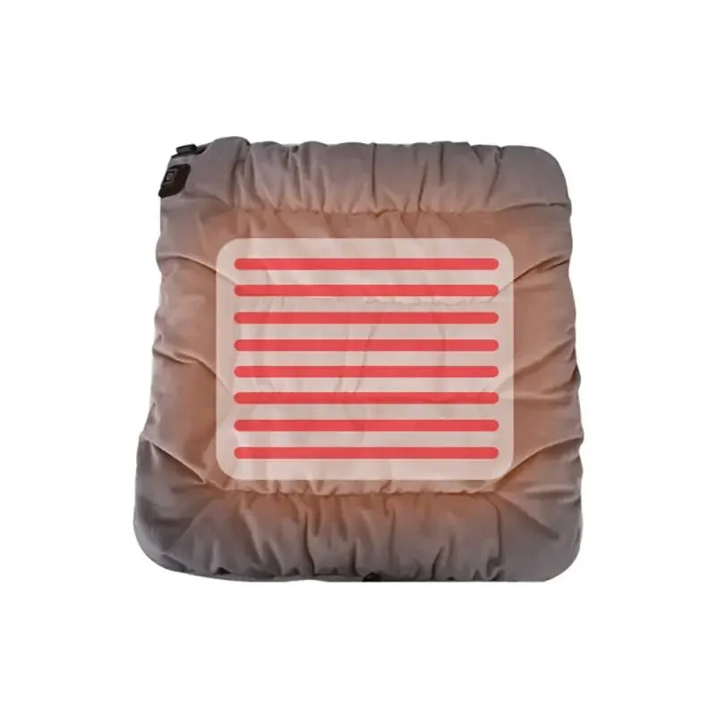 USB Heated Seat Cushion for Chairs & Cars – Adjustable Warmth Pet Pad 18×18 in | Thomler