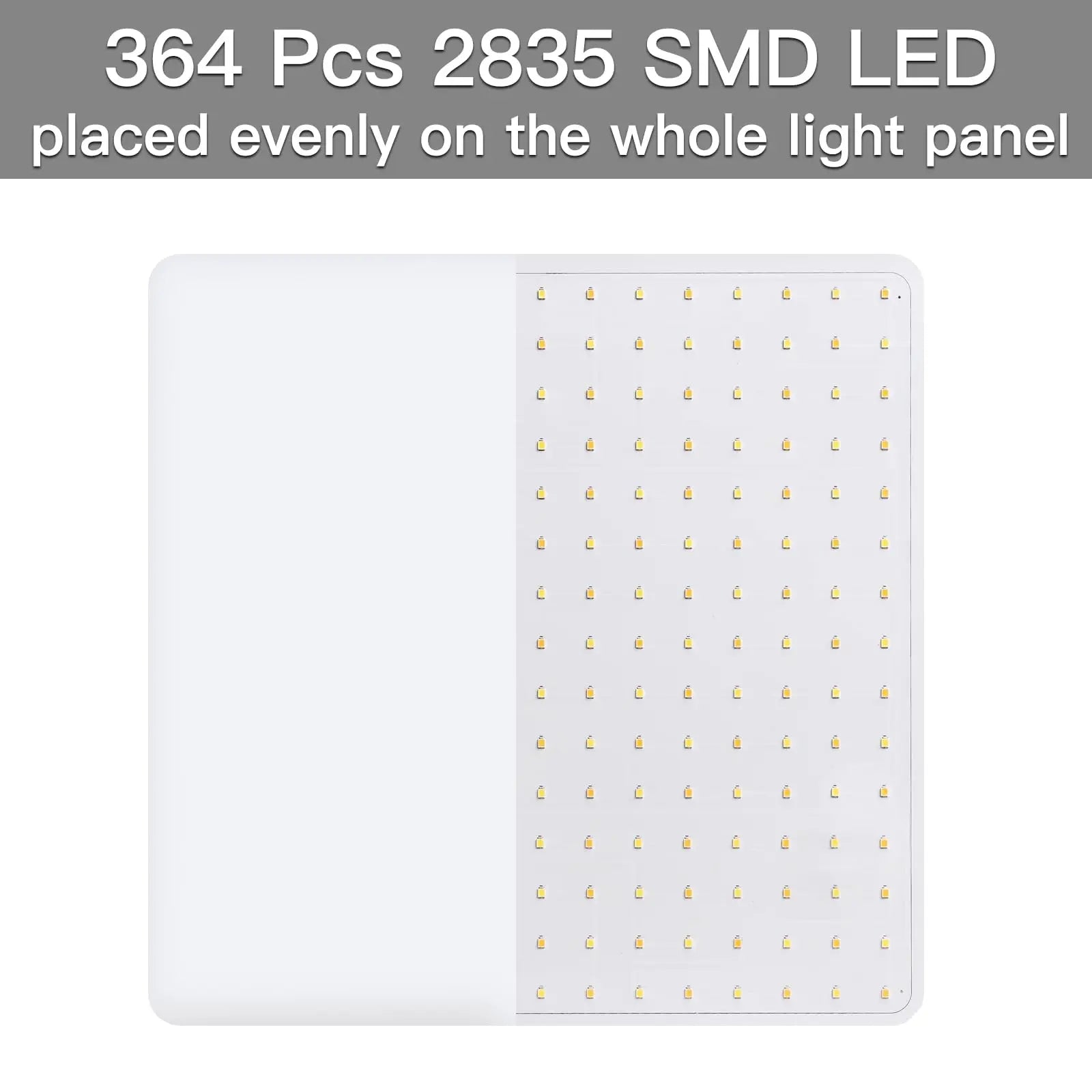 Ceiling Light ABS 48W Cool White Bathroom Kitchen Hallway Square LED Flush Mount Damp Area Lighting 5400LM | Thomler