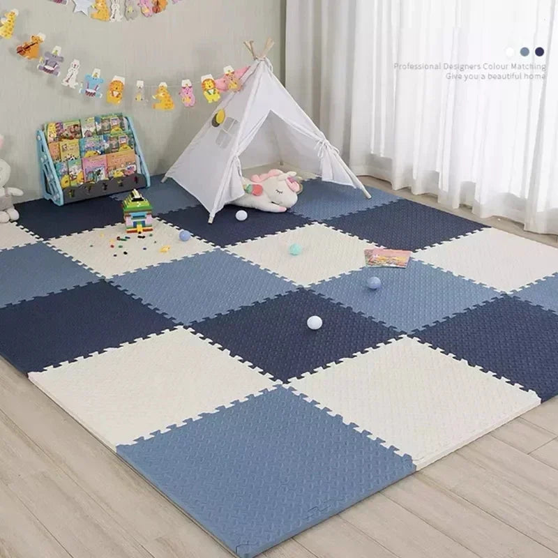 Play Mat EVA Foam 30.0 cm Interlocking Non Slip Nursery Playroom Floor Tiles Cushioned Baby Crawling Puzzle Mat | Thomler