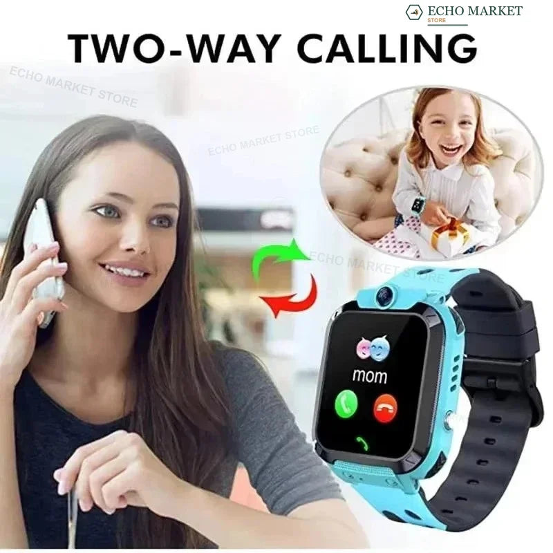 Kids GPS Tracker Watch with SOS Emergency Call Camera Voice Chat IP67 Water Resistant Location Monitoring Smartwatch for Children iOS | Thomler